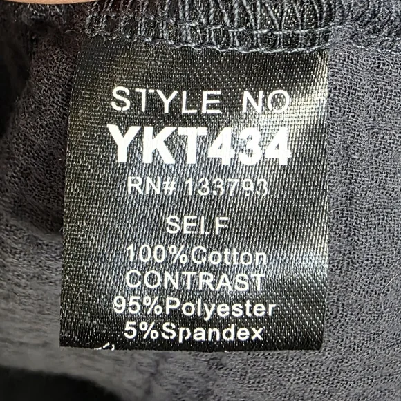 POL Navy Blue Oversized High Low Long Sleeve Henley Knit Top - Picture 4 of 13